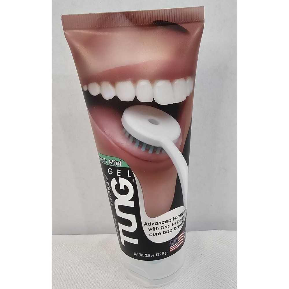 Tung Tongue Gel Fresh Mint Tongue Cleaning Paste Bad Breath & Halitosis Exp 2/31